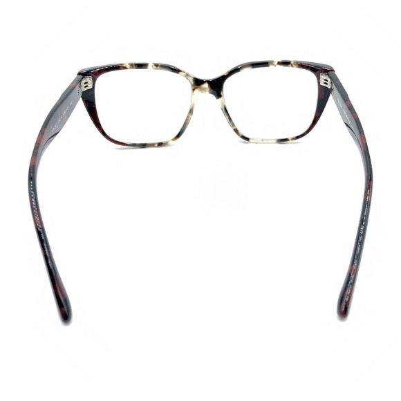 Prada VPR 08T U6K-1O1 Brown Red Tan Marble Eyeglasses Frames 53-16 140 Italy - Picture 5 of 12